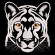 Bold Tiger Face Embroidery Design, Instant Download