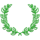 Botanical Leaf Frame Embroidery Design, Instant Download