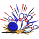 Bowling Strike Embroidery Design, Instant Download