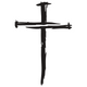 Brush Stroke Cross Embroidery Design, Instant Download