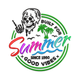 Built for Summer Embroidery Design, Instant Download