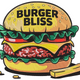 Burger Bliss Embroidery Design, Instant Download
