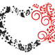 Butterfly Floral Heart Wreath Embroidery Design, Nature Machine Embroidery Pattern, Instant Download