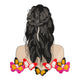 Butterfly Girl Back View Embroidery Design, Instant Download