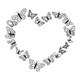 Butterfly Heart Wreath Embroidery Design, Instant Download