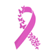 Butterfly Pink Ribbon Breast Cancer Embroidery Design, Machine Embroidery Pattern, Instant Download