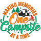 Camping Quote with Campfire Embroidery Design, Instant Download