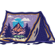Camping Tent Mountain Landscape Embroidery Design, Instant Download
