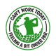 Can't Work Today Feeling a Bit Under Par Embroidery Design, Golf Humor Badge, Instant Download