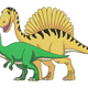 Cartoon Dinosaurs Embroidery Design, Instant Download