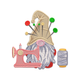 Charming Sewing Gnome Embroidery Design, Instant Download