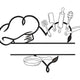 Chef Hat Kitchen Tools Split Embroidery Design, Instant Download
