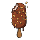 Chocolate Almond Ice Cream Bar Embroidery Design, Machine Embroidery Pattern, Instant Download