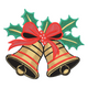 Christmas Bells Embroidery Design, Christmas Pattern, Instant Download