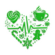 Christmas Heart Embroidery Design, Christmas Pattern, Instant Download