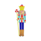 Christmas Nutcracker Candy King Embroidery Design, Instant Download