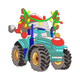 Christmas Tractor Embroidery Design, Instant Download