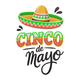 Cinco de Mayo Sombrero Embroidery Design, Pattern