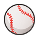 Classic Baseball Circle Embroidery Design, Instant Download