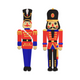 Classic Christmas Nutcracker Soldiers Embroidery Design, Instant Download