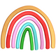 Classic Rainbow Arch Embroidery Design, Instant Download