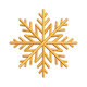 Classic Winter Snowflake Embroidery Design, Traditional Machine Embroidery Pattern, Instant Download