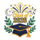 Class of 2026 Graduation Embroidery Design, Machine Embroidery Pattern, Instant Download
