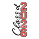 Class of 2026 Senior Embroidery Design, Machine Embroidery Pattern, Instant Download