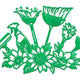 Cleaning Tools Floral Embroidery Design, Instant Download