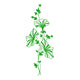 Climbing Vine Floral Embroidery Design, Instant Download