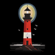 Coastal Lighthouse Embroidery Design, Machine Embroidery Pattern, Instant Download
