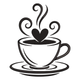Coffee Cup Love Embroidery Design, Cozy Mug Machine Embroidery Pattern, Instant Download