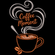 Coffee Moment Embroidery Design, Instant Download