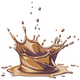 Coffee Splash Embroidery Design, Instant Download
