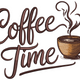 Coffee Time Embroidery Design, Instant Download
