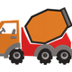 Concrete Mixer Truck Embroidery Design, Instant Download