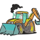 Construction Loader Embroidery Design, Instant Download