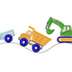 Construction Trucks Embroidery Design, Machine Embroidery Pattern, Instant Download