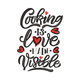 Cooking Is Love Made Visible Embroidery Design, Instant Download