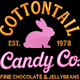 Cottontail Candy Co. Bunny Logo Embroidery Design, Instant Download