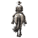 Cowboy Riding Horse Embroidery Design, Instant Download