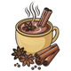 Cozy Cinnamon Hot Cocoa Embroidery Design, Instant Download
