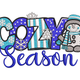 Cozy Season Snowman Embroidery Design, Instant Download