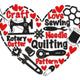 Craft Love Sewing Embroidery Design, Instant Download