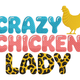 Crazy Chicken Lady Embroidery Design, Machine Embroidery Pattern, Instant Download