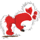 Curious Puppy Sniffing Embroidery Design, Instant Download