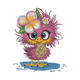 Cute Baby Chick Embroidery Design, Instant Download