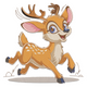 Cute Baby Deer Embroidery Design, Woodland Machine Embroidery Pattern, Instant Download