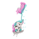 Cute Baby Elephant Heart Balloon Embroidery Design, Instant Download