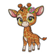 Cute Baby Giraffe Embroidery Design, Instant Download